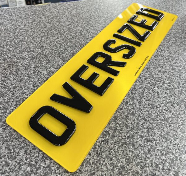 Oversized Rear Number Plate - Image 2