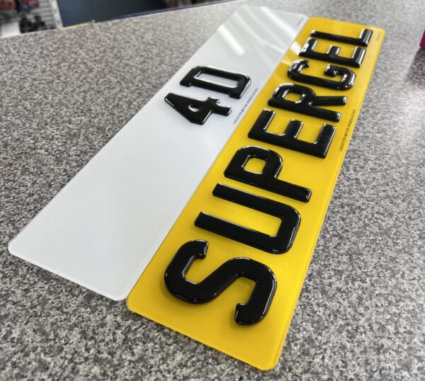 4D Supergel Number Plates - Image 2